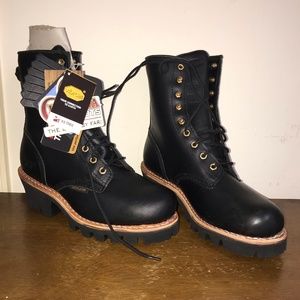 New CHIPPEWA Tinsley Logger Boots - Insulated 8”
